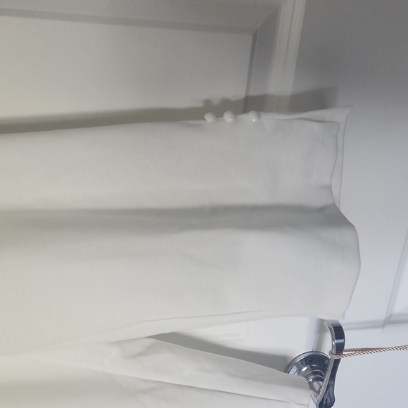 Bob Mackie Elastic Band Capri Pants White XL - Picture 2 of 5